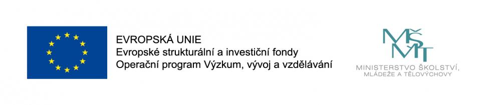 Evropské strukturální a investiční fondy. Operační program Výzkum, vývoj a vzdělávání.